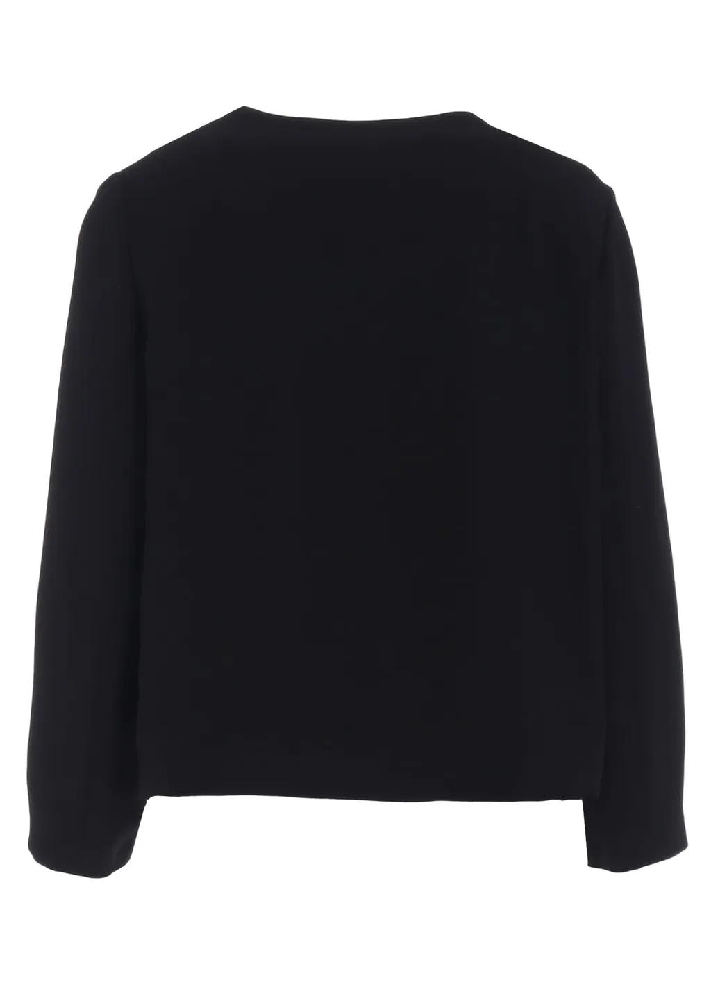 Double Satin Collarless Jacket