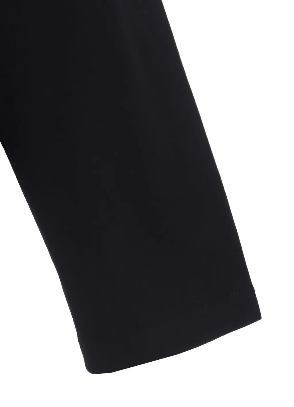 Ribbon Tape Detail Long-Sleeve Long T-Shirt