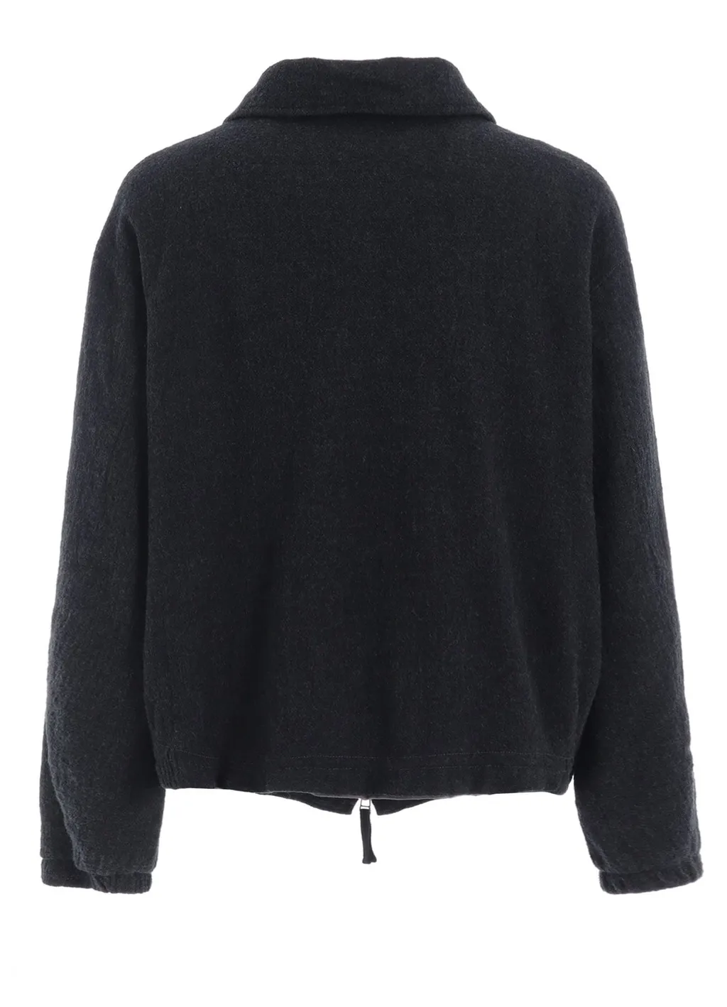 Wool Gauze Zip-Front Jacket