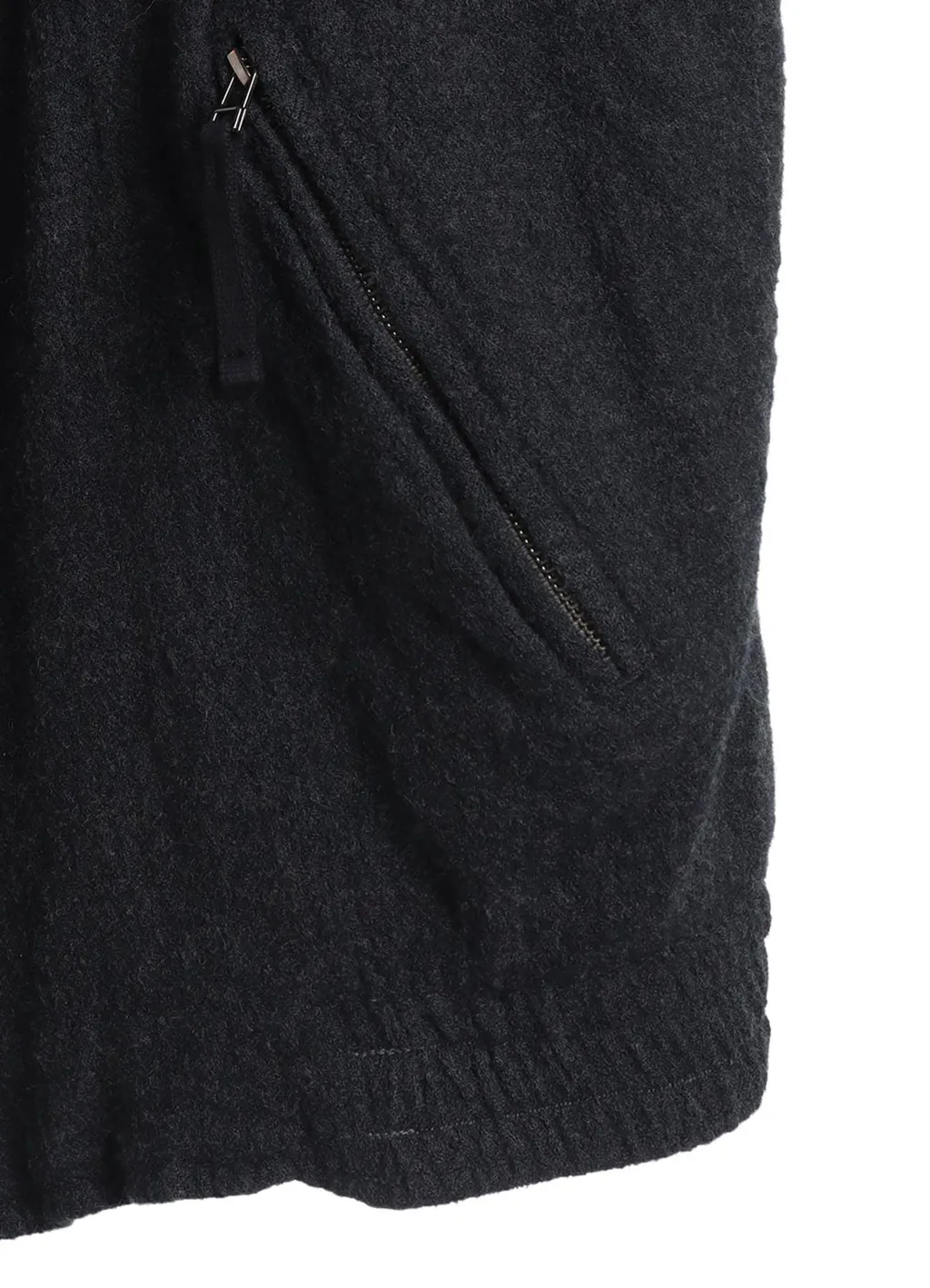 Wool Gauze Zip-Front Jacket