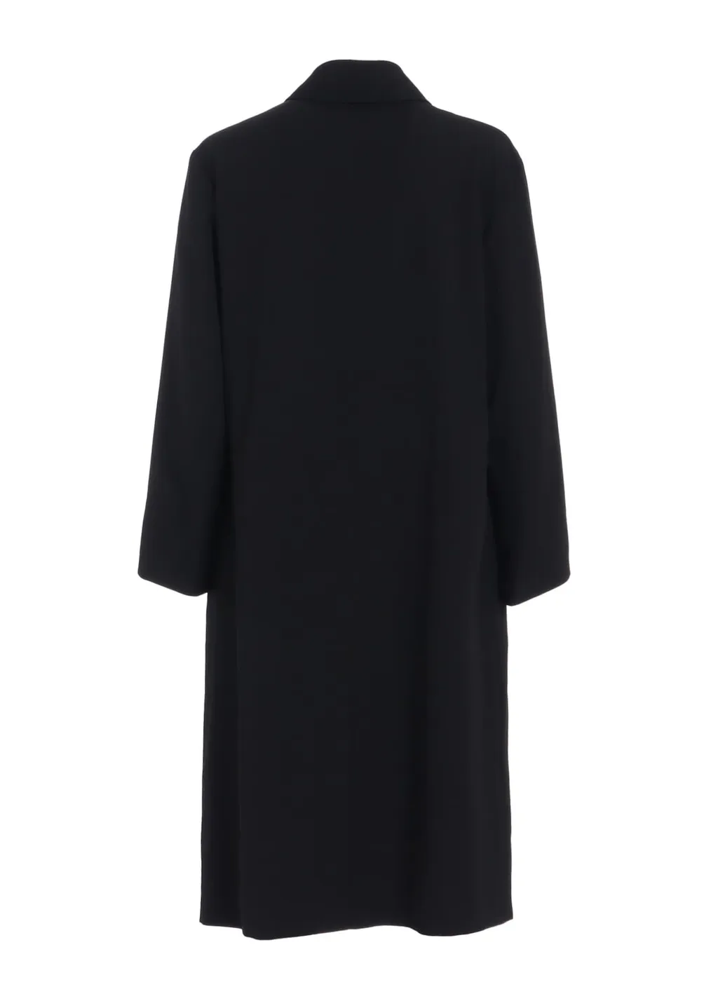 Washer Wool Gabardine Stand Collar Coat