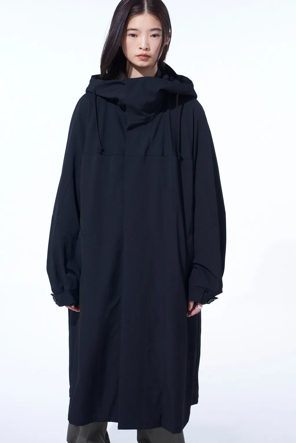 Washer Wool Gabardine Military Coat