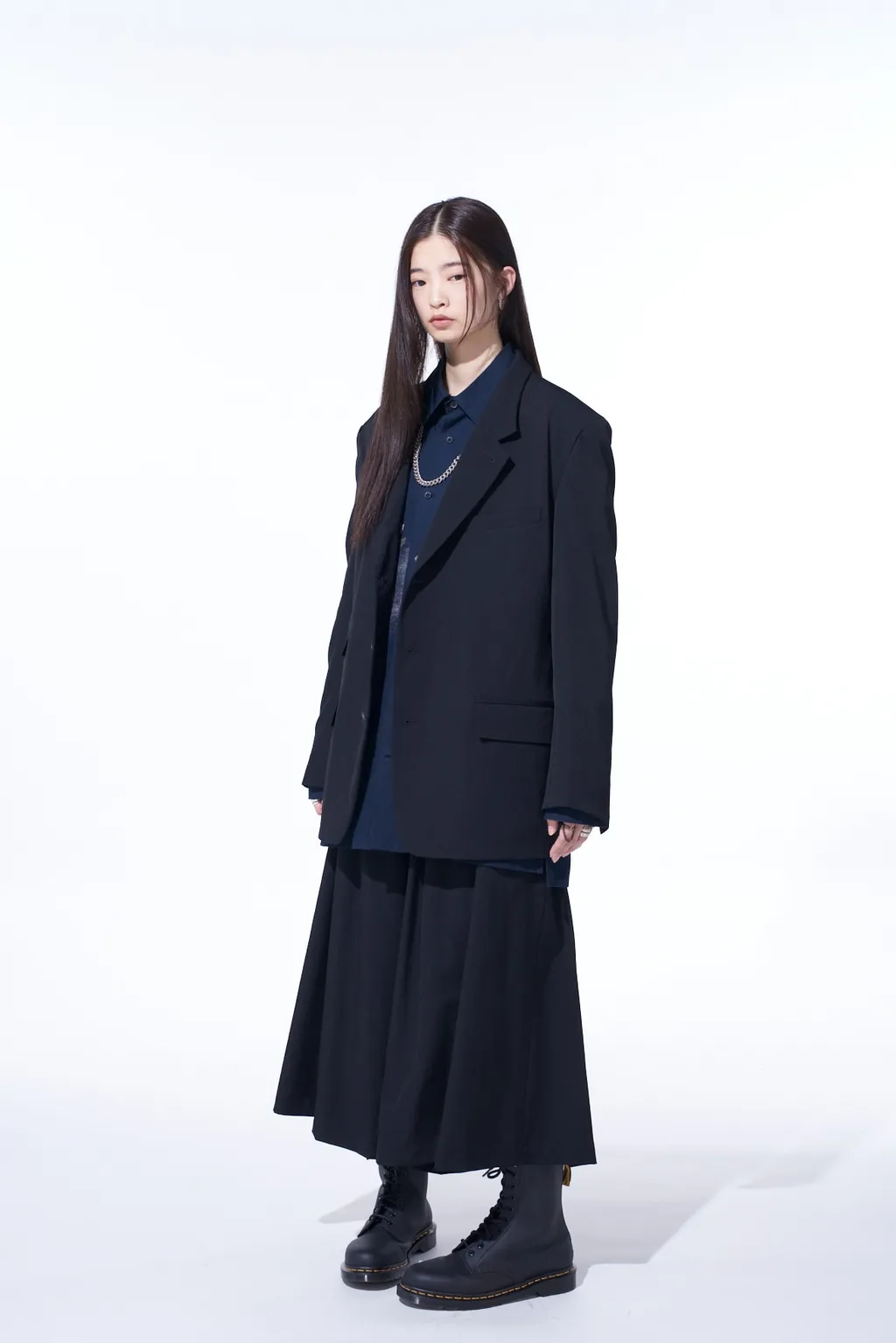 Washer Wool Gabardine Change Pocket Tailored Jacket