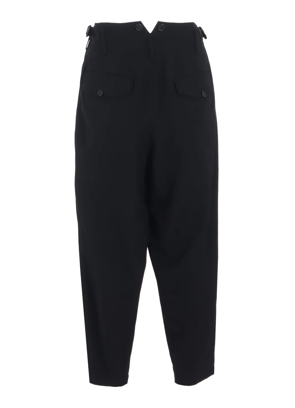 Washer Wool Gabardine 2 Tuck Suspender Pants