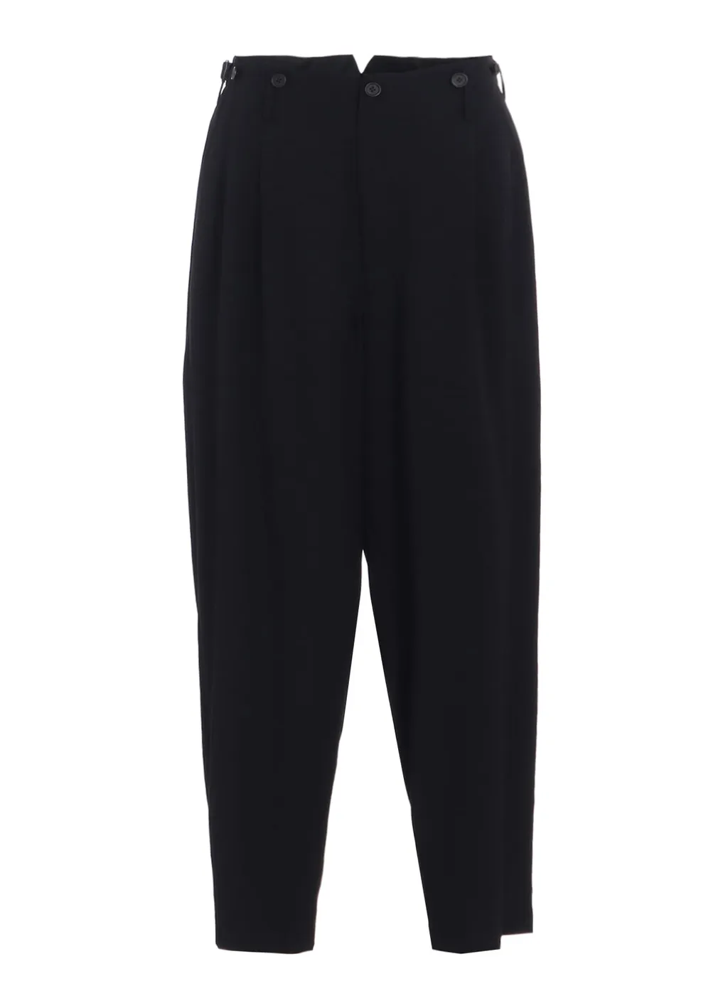 Washer Wool Gabardine 2 Tuck Suspender Pants