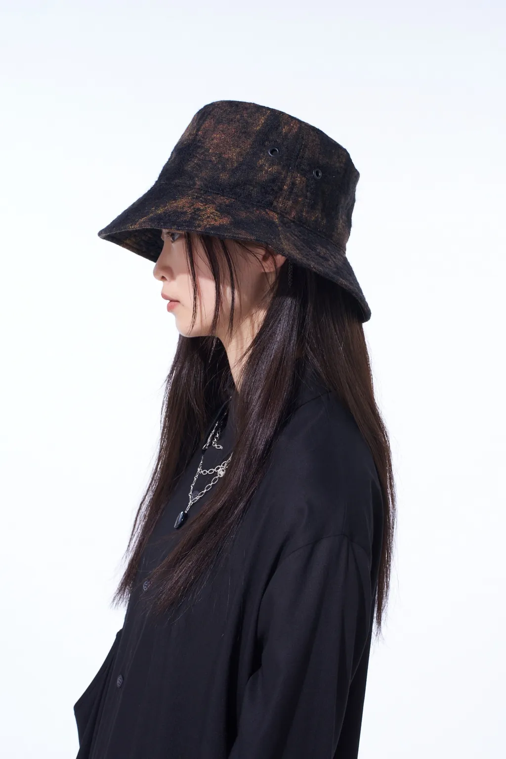 Check Jacquard Bucket Hat
