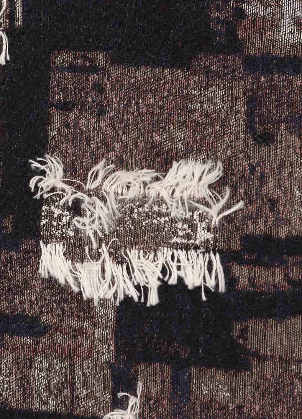 Patchwork Cut Jacquard Stole