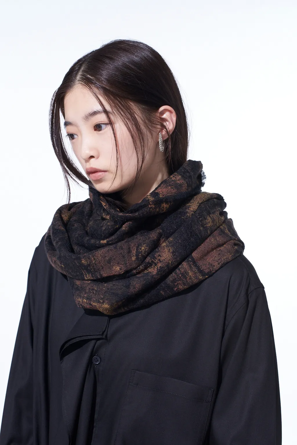 Check Jacquard Stole