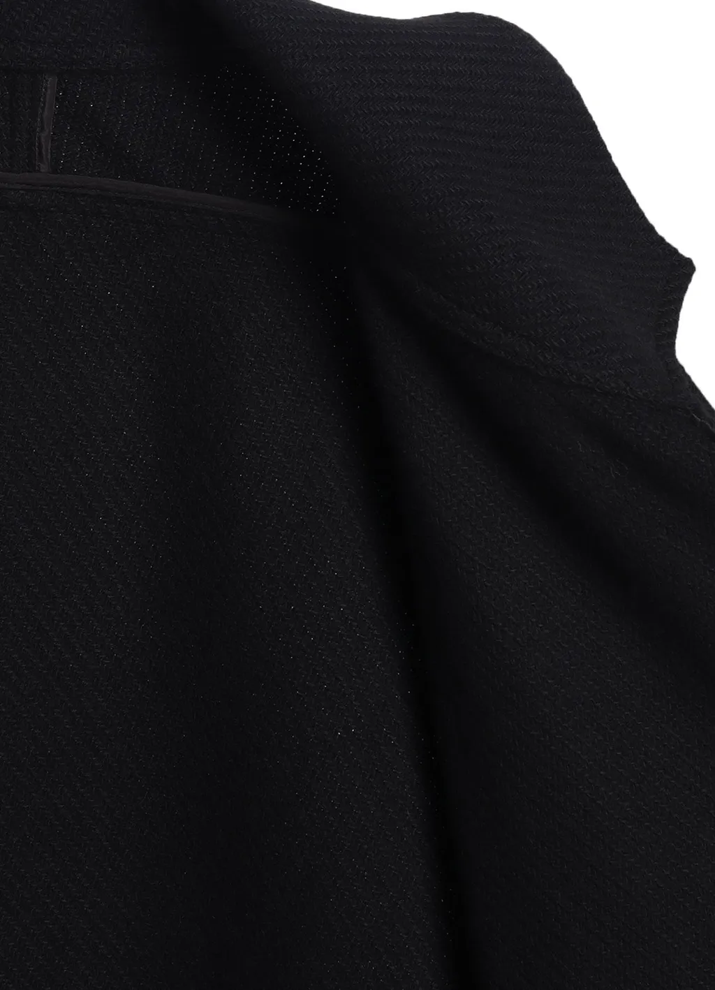 4/24 Kersey Frame Double Collar Drape Coat
