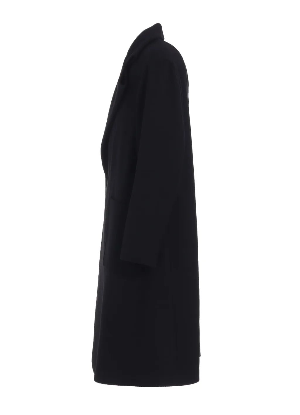 4/24 Kersey Tube Lapel Double Long Coat