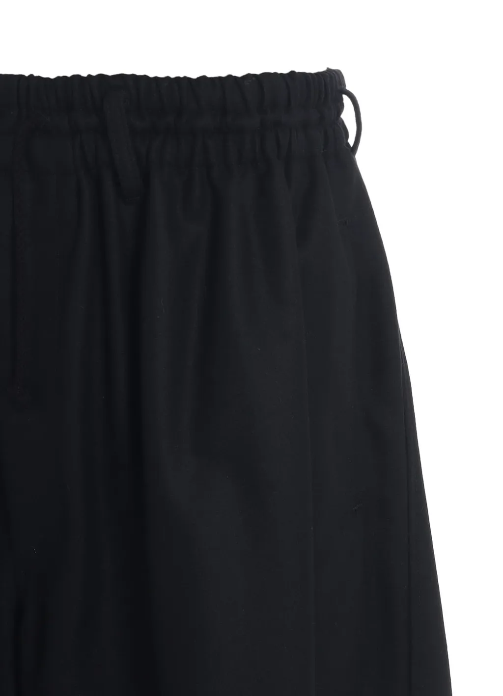 Lamb Wool Printed Messege Embroidery Culotte Pants