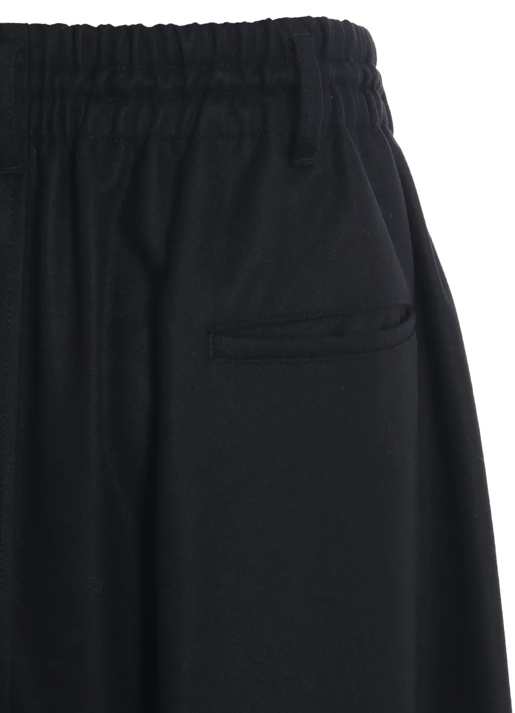 Lamb Wool Printed Messege Embroidery Culotte Pants