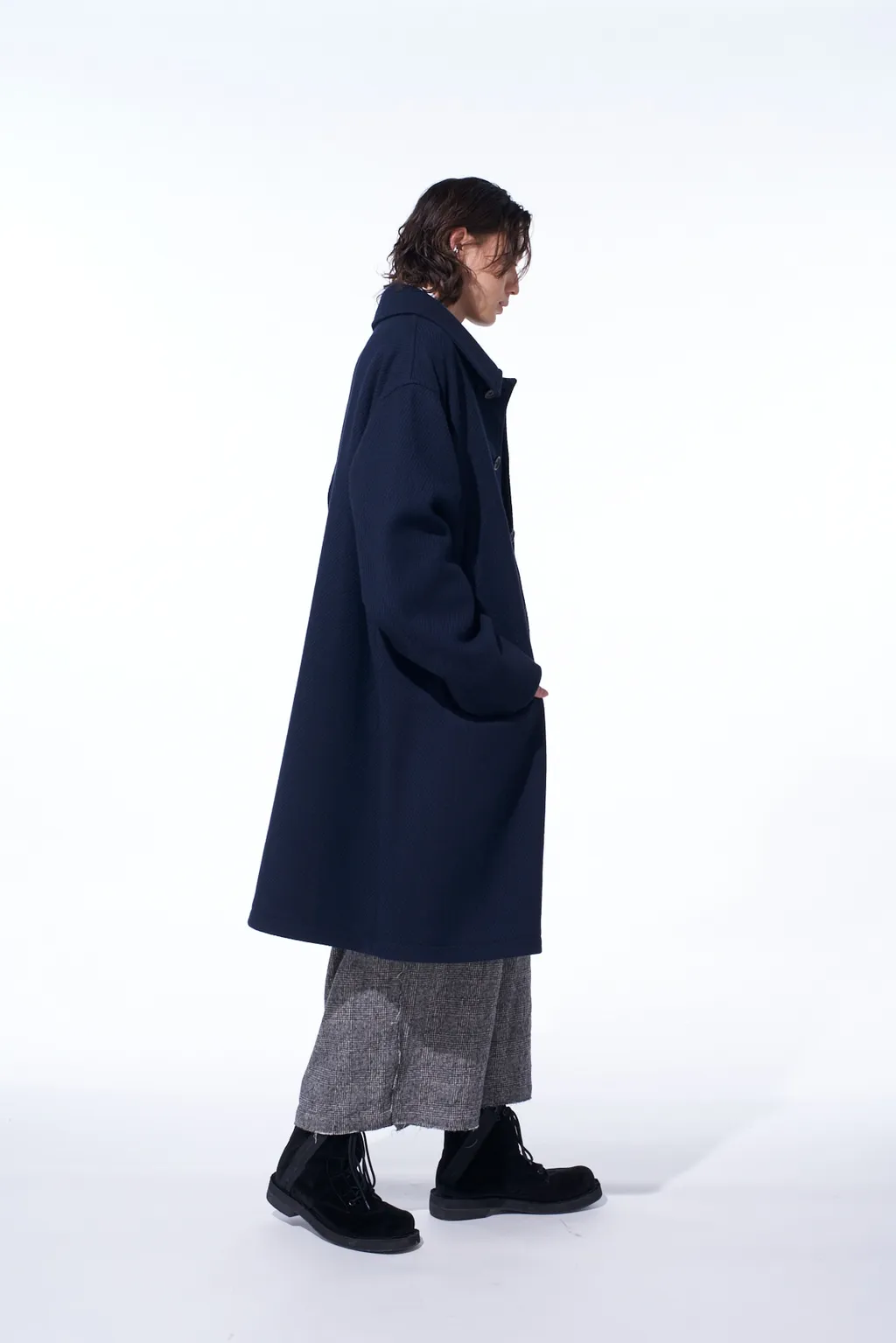 4/24 Kersey Oversized Stand Collar Coat