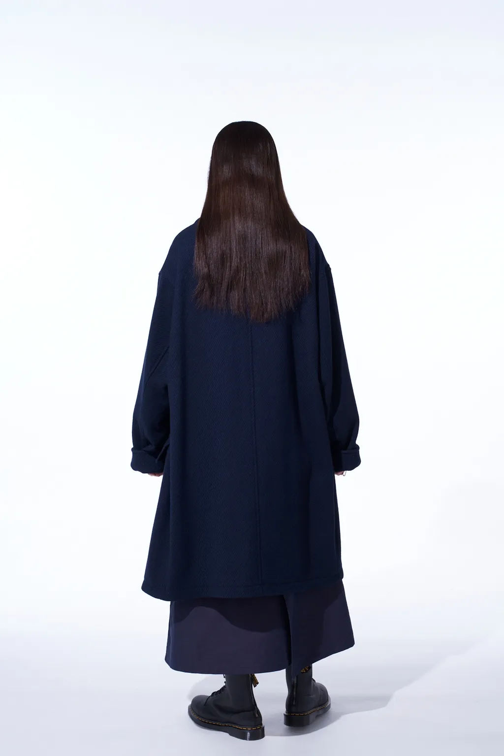 4/24 Kersey Oversized Stand Collar Coat
