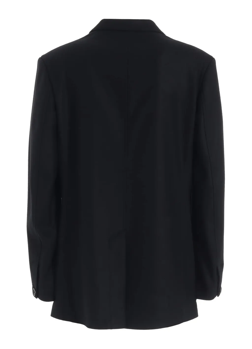 Lamb Wool Printed Messege Embroidery Tailored Jacket