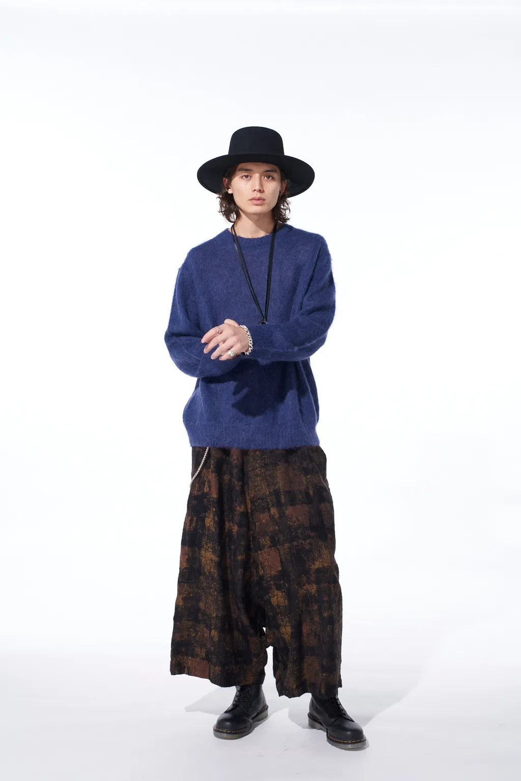 5G Brushed Mohair Pullover