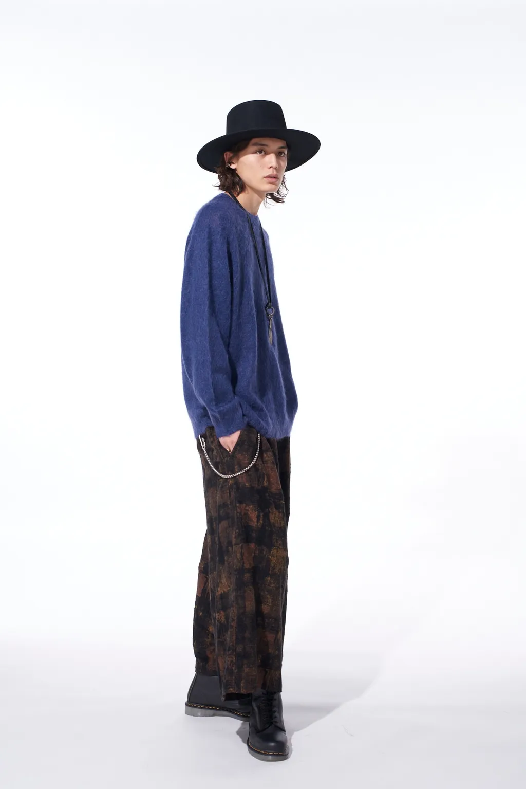 5G Brushed Mohair Pullover
