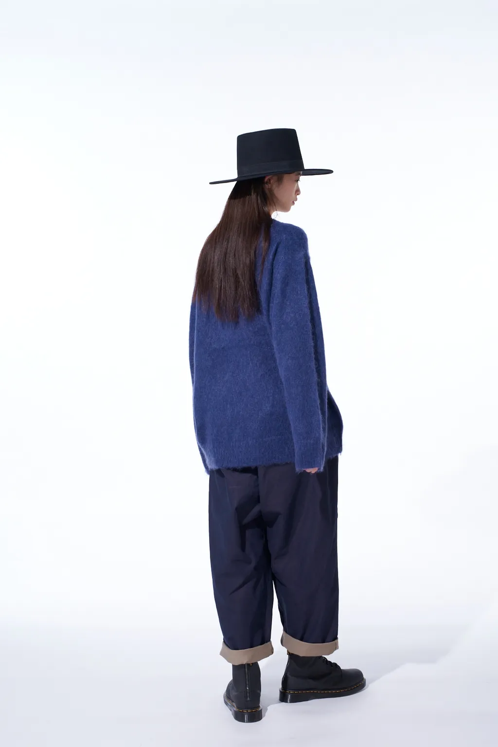 5G Brushed Mohair Pullover
