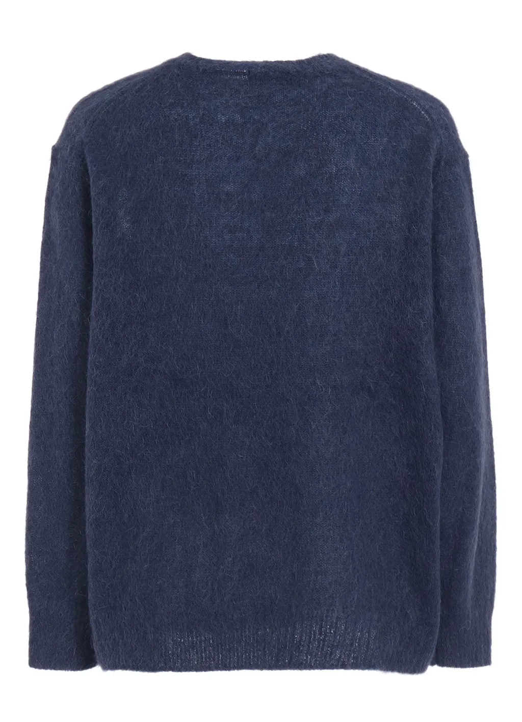 5G Brushed Mohair Pullover