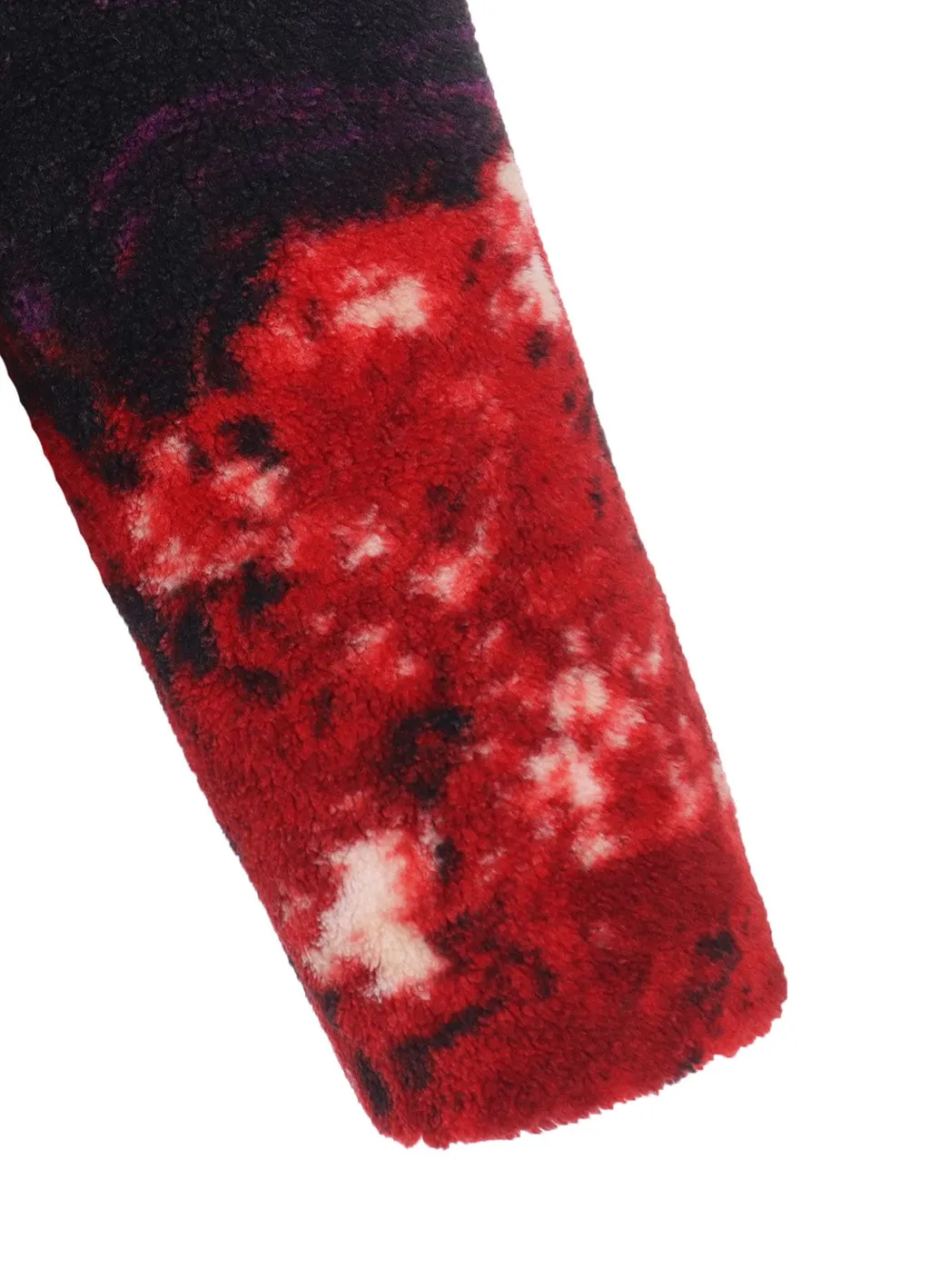S'yte X Taion Reversible Quilted Red Printed Fleece Jacket