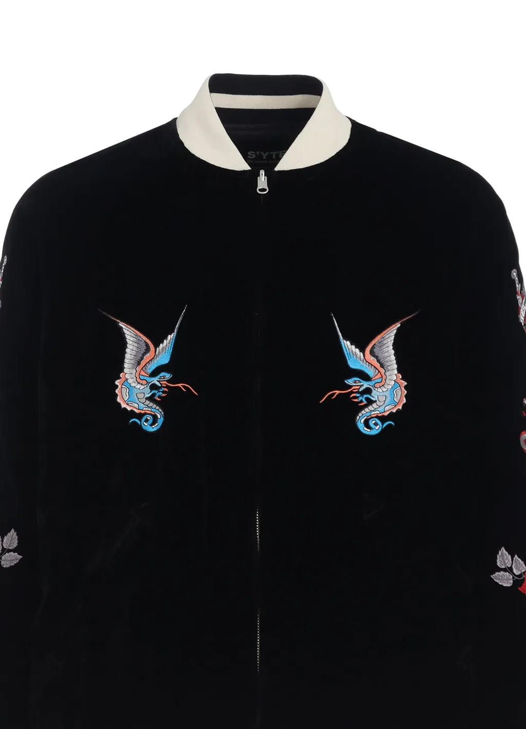 S'yte X Taion Embroidery Quilted Down Reversible Bomber Jacket
