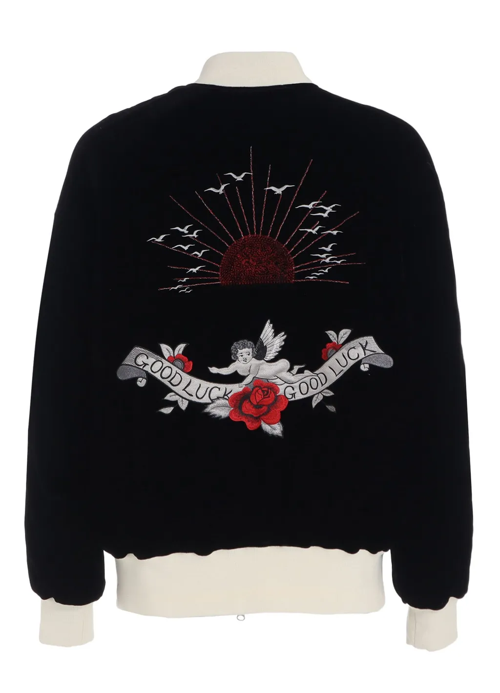 S'yte X Taion Embroidery Quilted Down Reversible Bomber Jacket