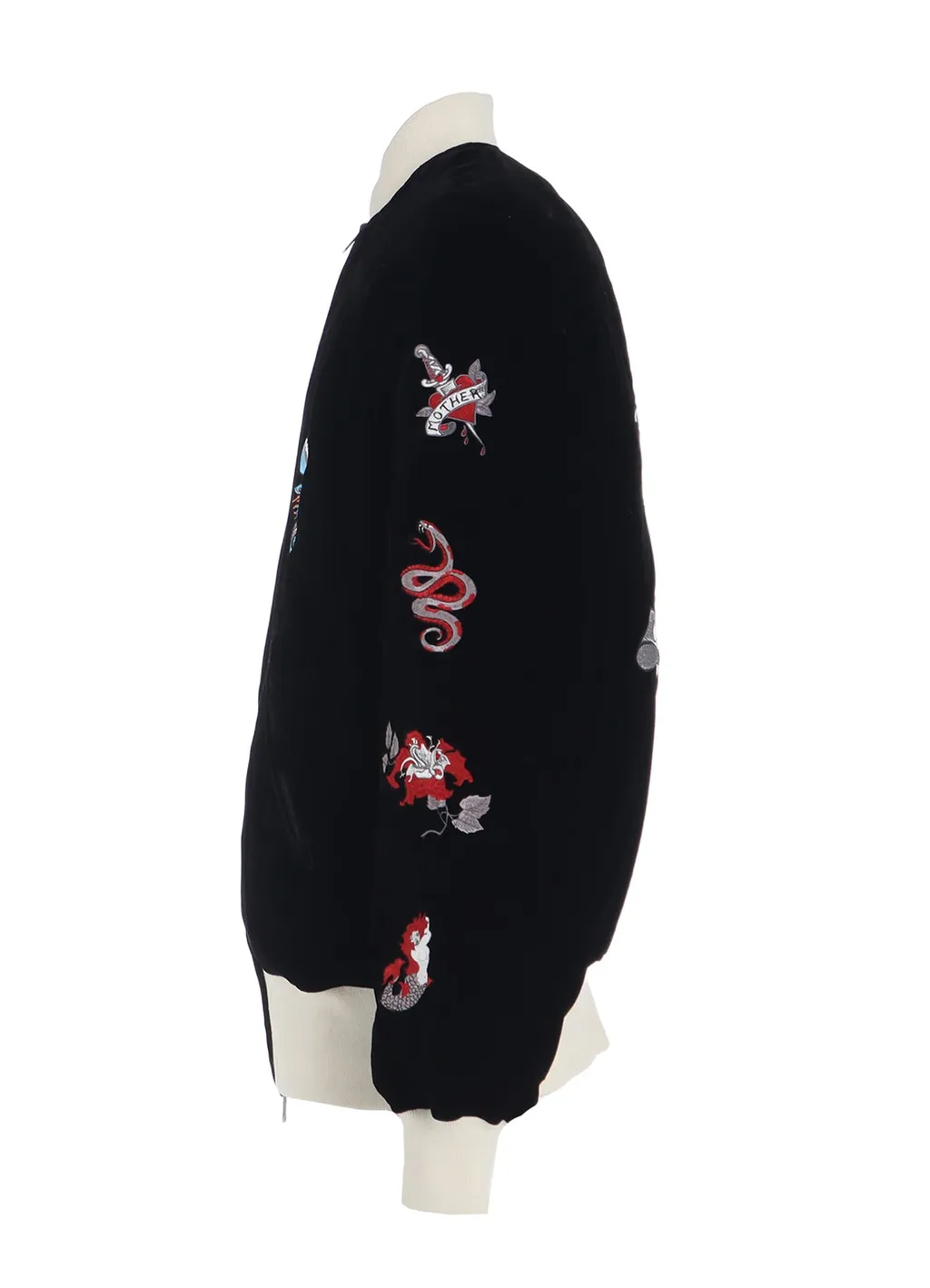 S'yte X Taion Embroidery Quilted Down Reversible Bomber Jacket