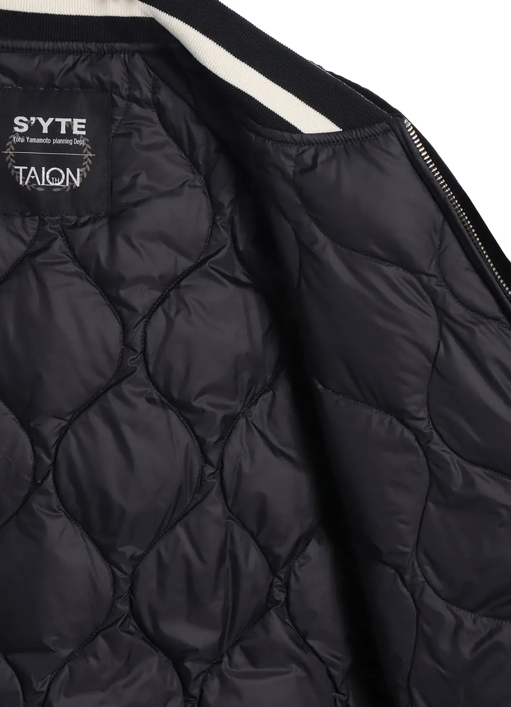S'yte X Taion Embroidery Quilted Down Reversible Bomber Jacket