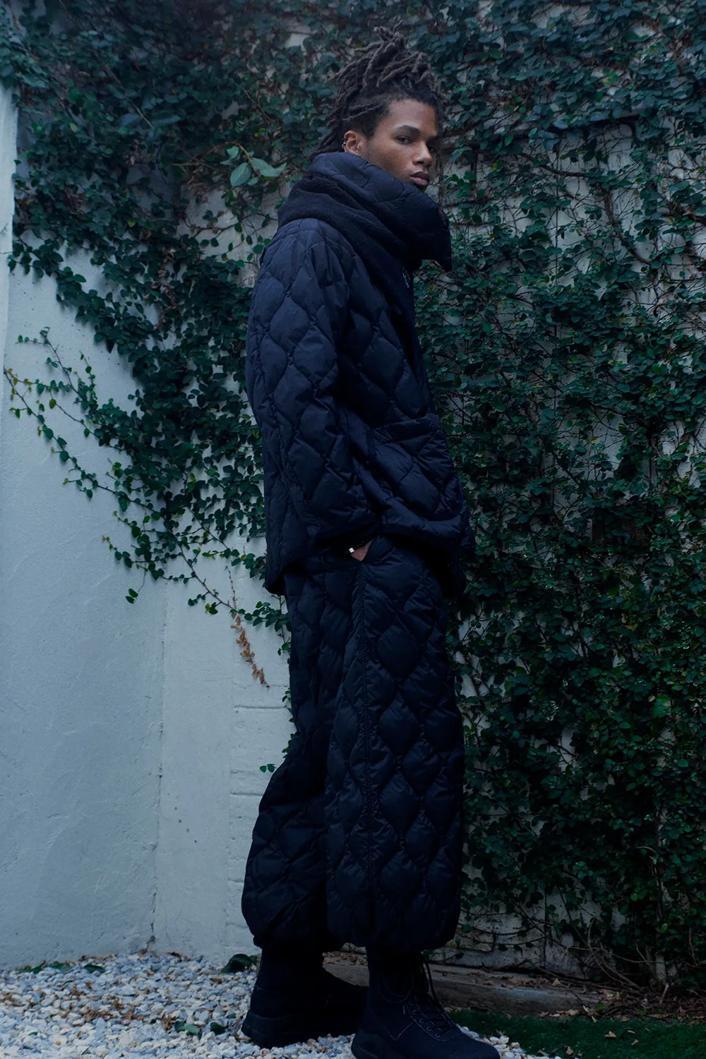 S'yte X Taion Hooded Coat With Quilted Down Liner