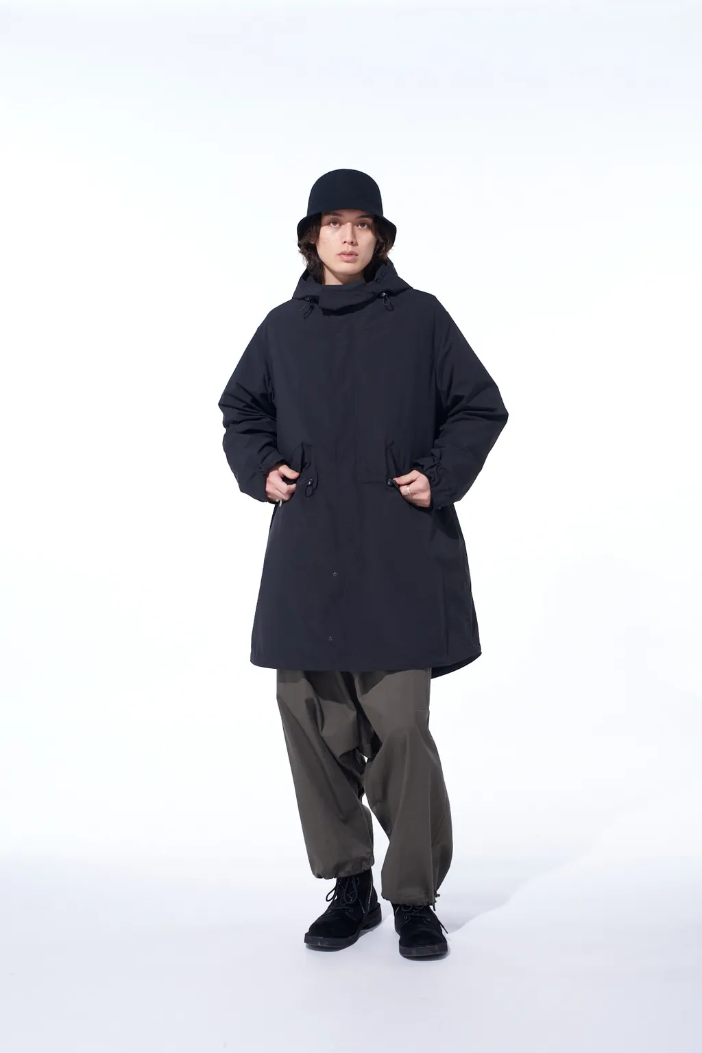 S'yte X Taion Hooded Coat With Quilted Down Liner