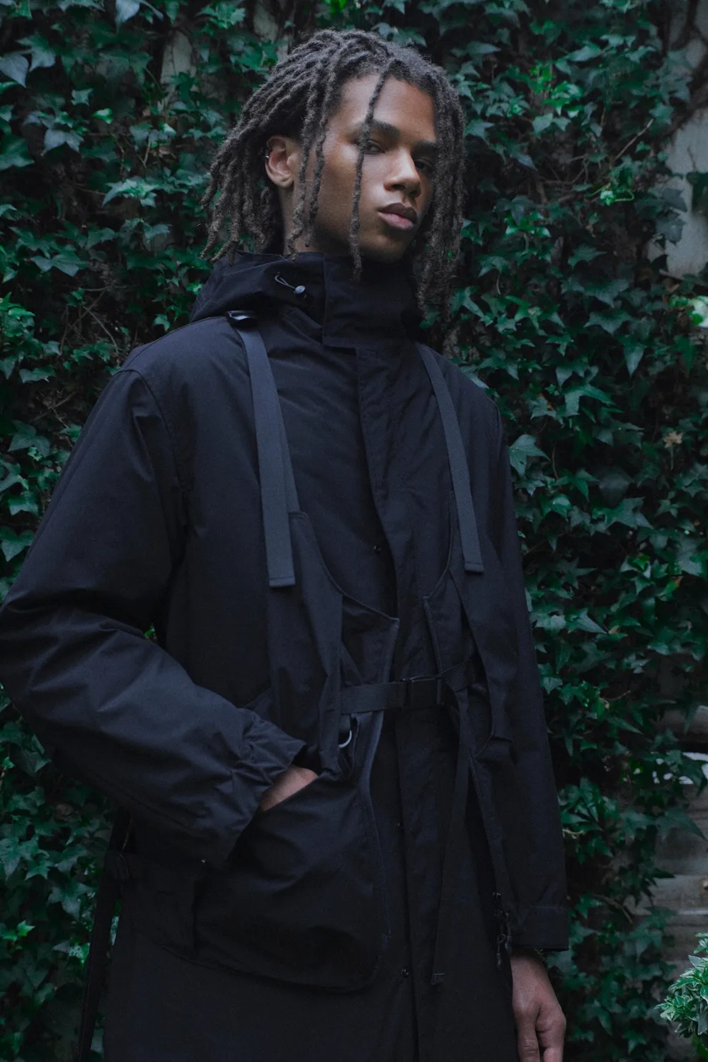 S'yte X Taion Hooded Coat With Quilted Down Liner