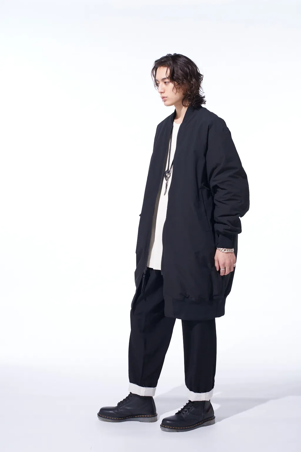 S'yte X Taion Reversible Long Bomber Jacket