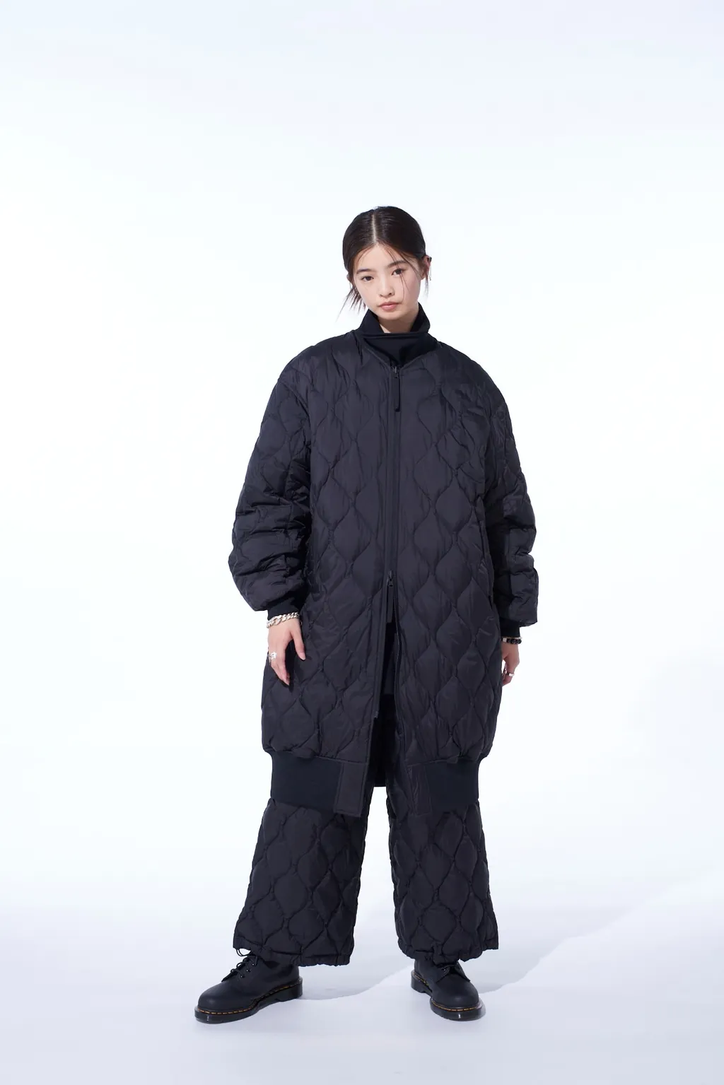 S'yte X Taion Reversible Long Bomber Jacket