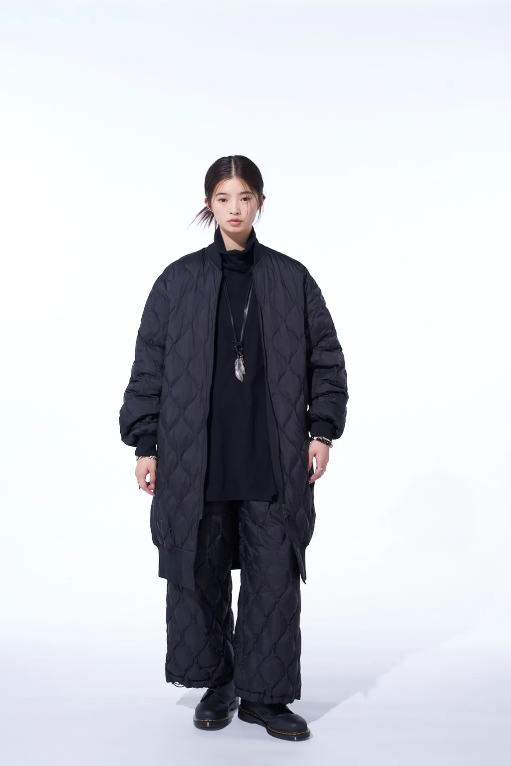 S'yte X Taion Elastic-Hem Quilted Down Pants