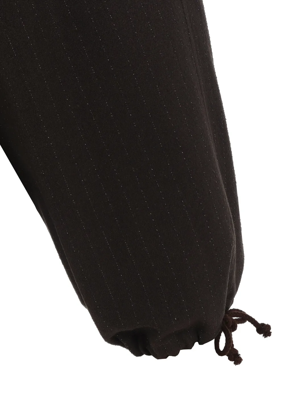 Striped Silk Angora Wool 2 Tuck Cargo Pants