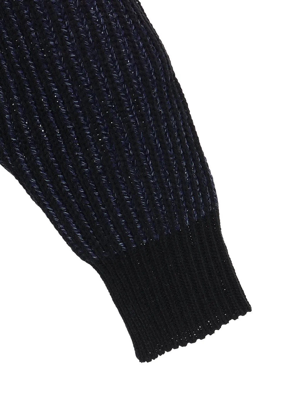 5G Bulky Wool Rib Stitch V-Neck Cardigan