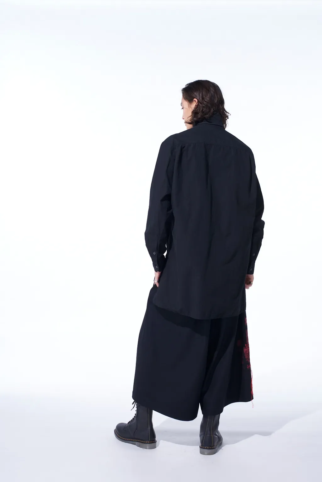Cotton Linen Stand Collar Shirt