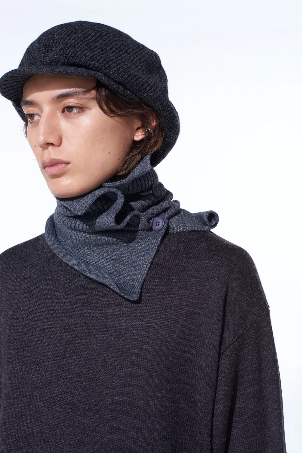 Wool Acrylic Jersey Neck Warmer