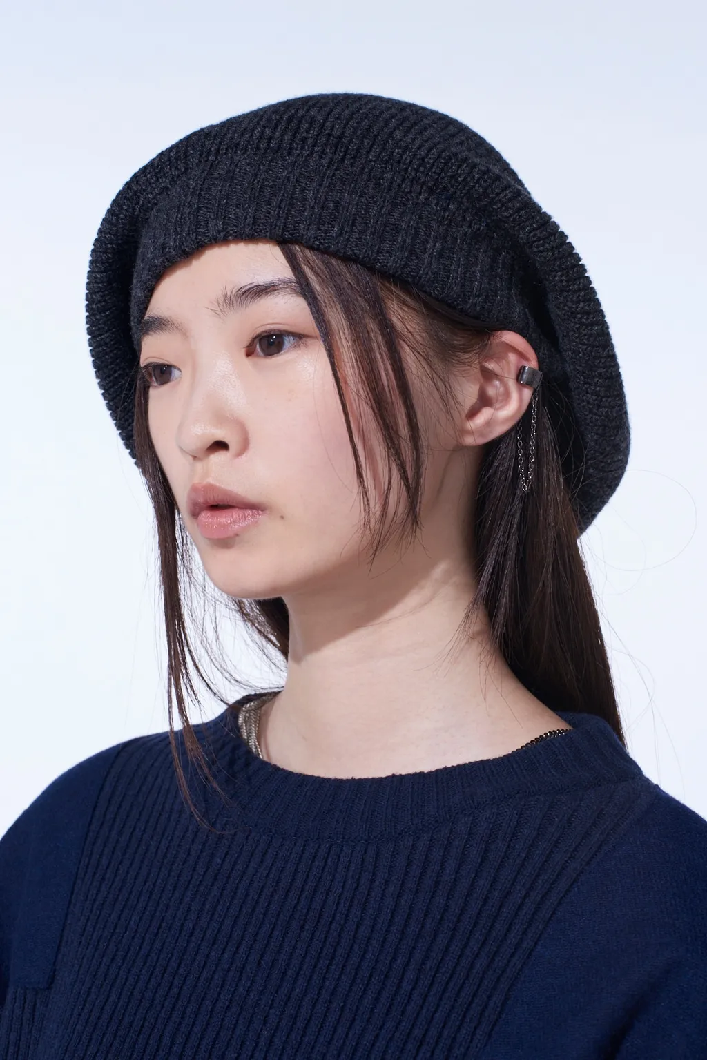 Wool Nylon Knit Casquette