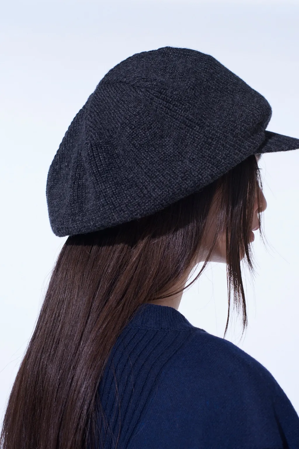 Wool Nylon Knit Casquette