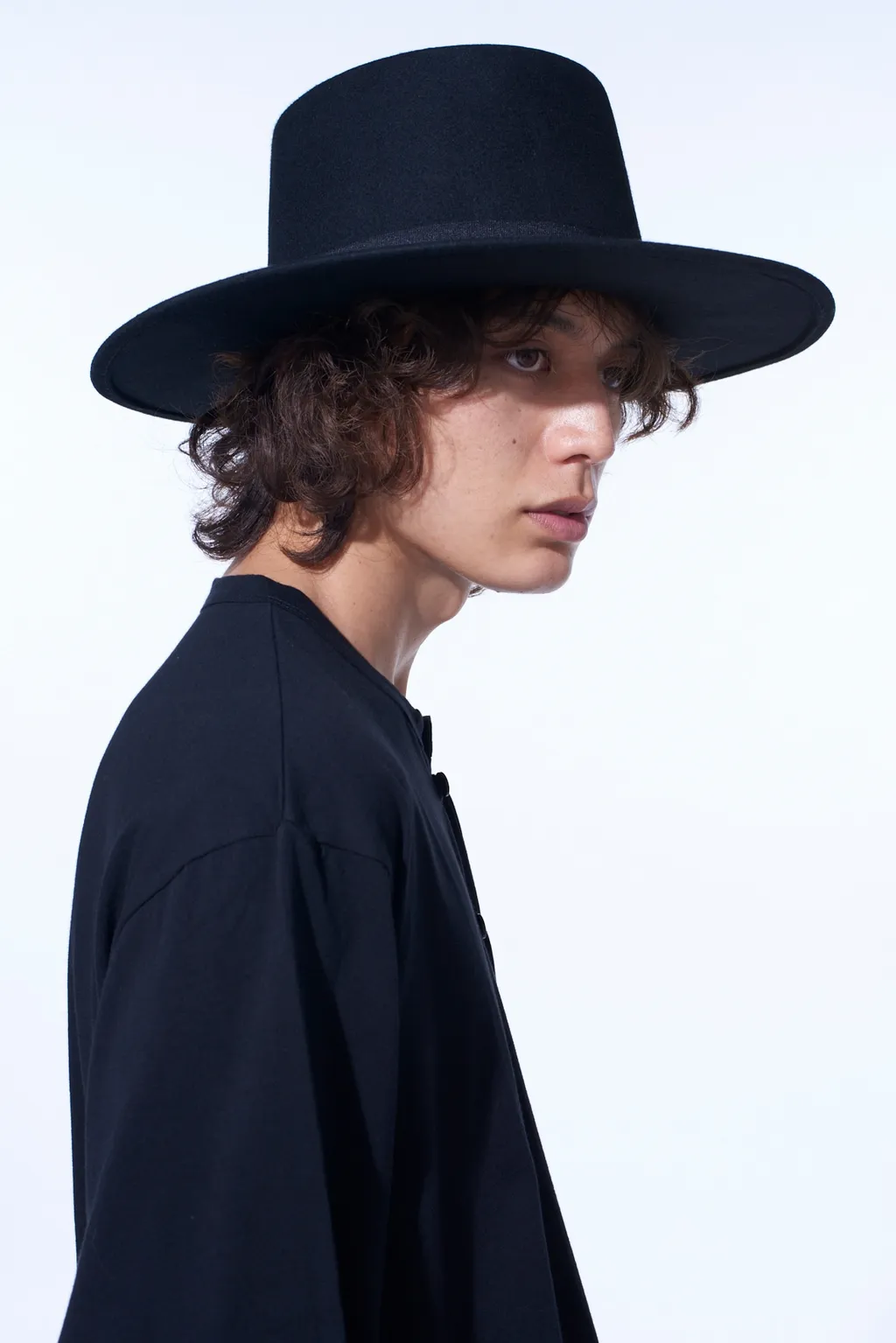 Wool Felt Wide Brim Hat
