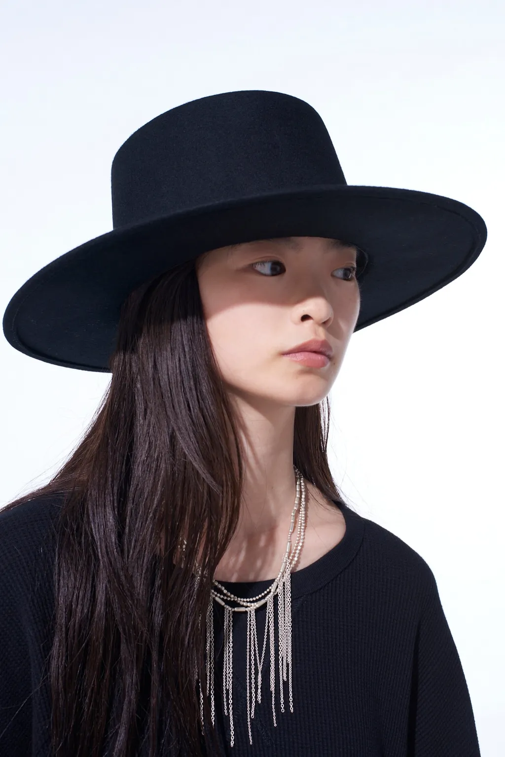 Wool Felt Wide Brim Hat
