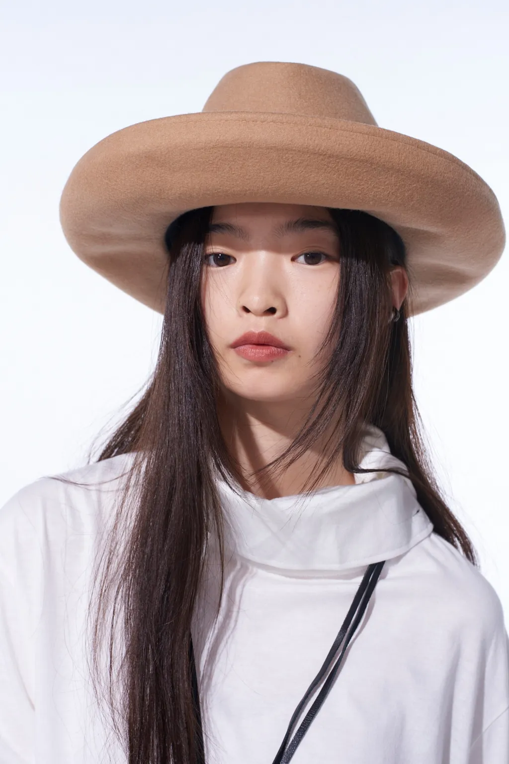 Wool Felt Rollable Brim Mountain Hat