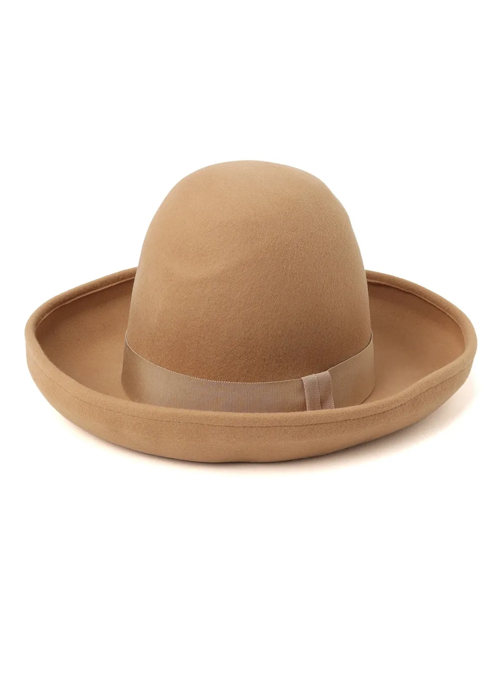 Wool Felt Rollable Brim Mountain Hat