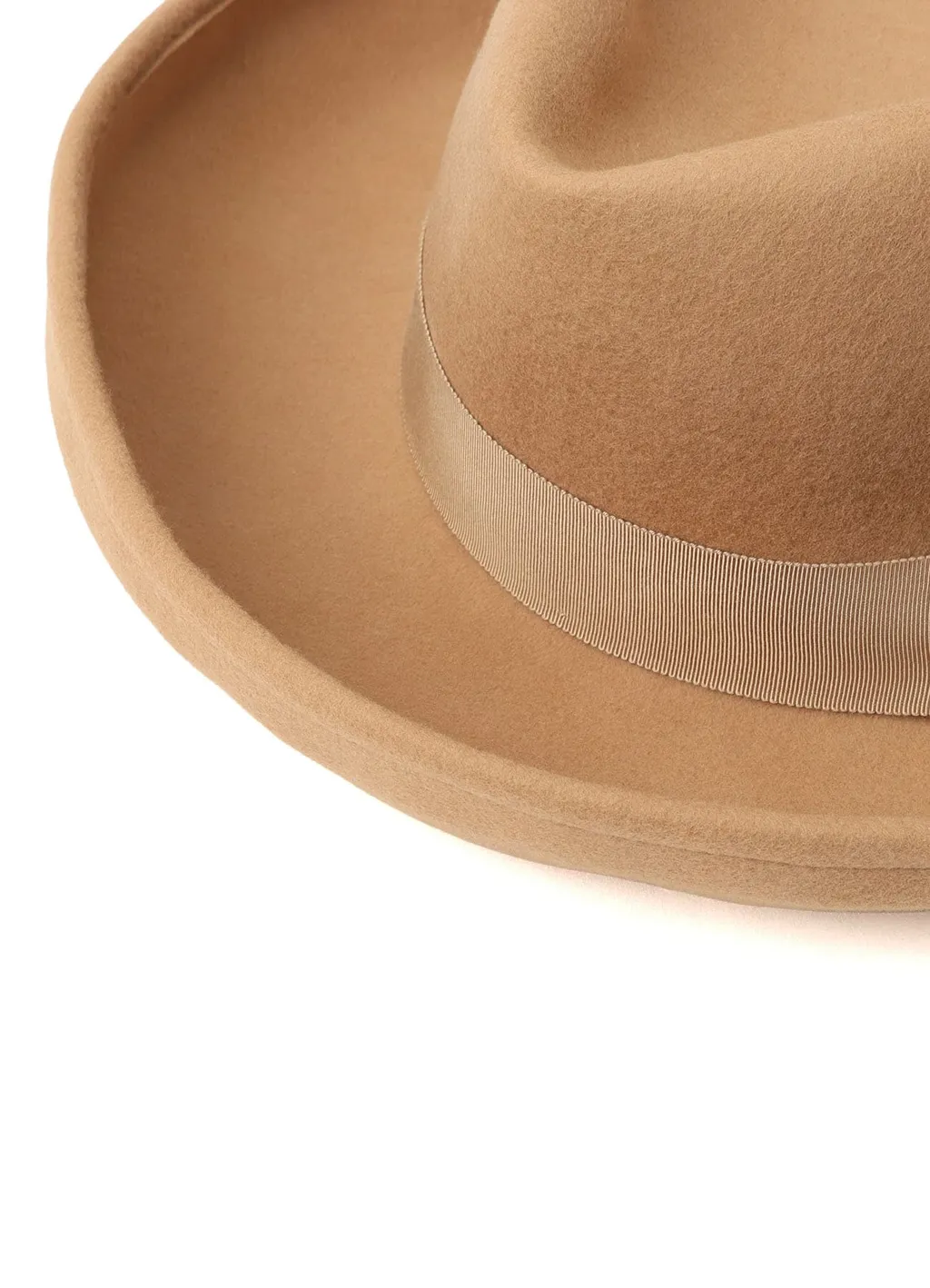 Wool Felt Rollable Brim Mountain Hat