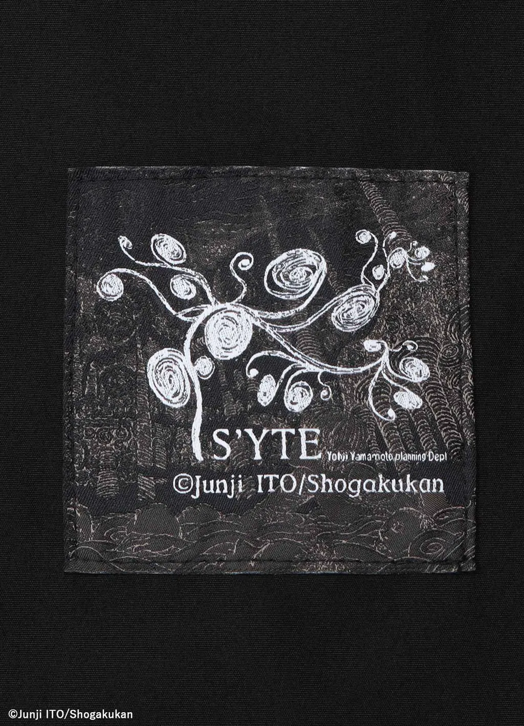 S'yte × Junji Ito -Uzumaki- Kirie Wearing Yohji Yamamoto Printed Shirt