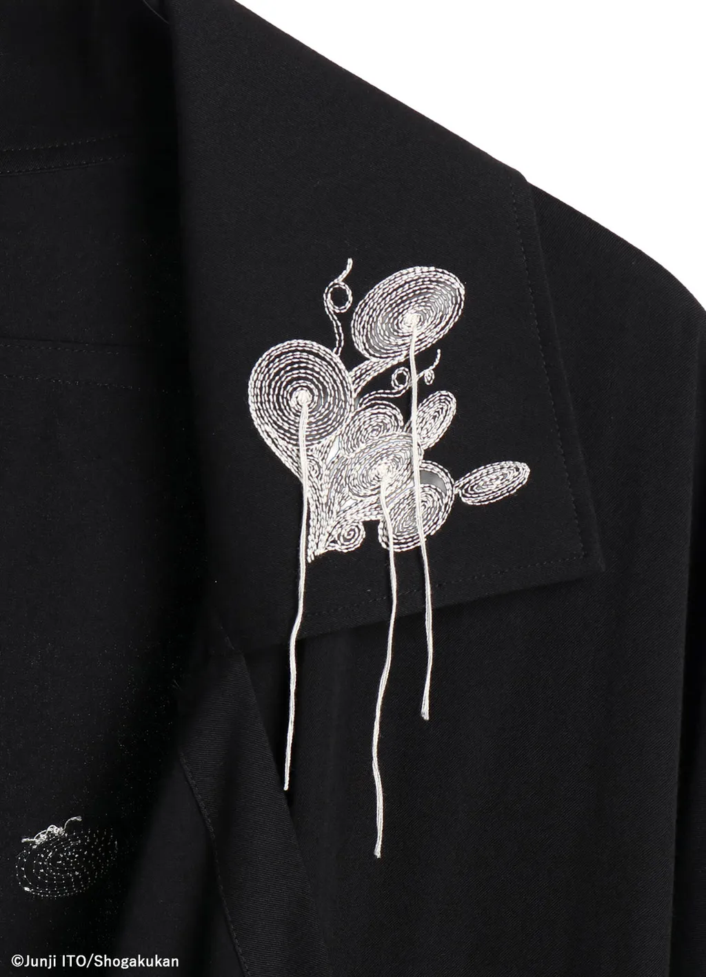 S'yte × Junji Ito -Uzumaki- Kirie Wearing Yohji Yamamoto Drape Coat
