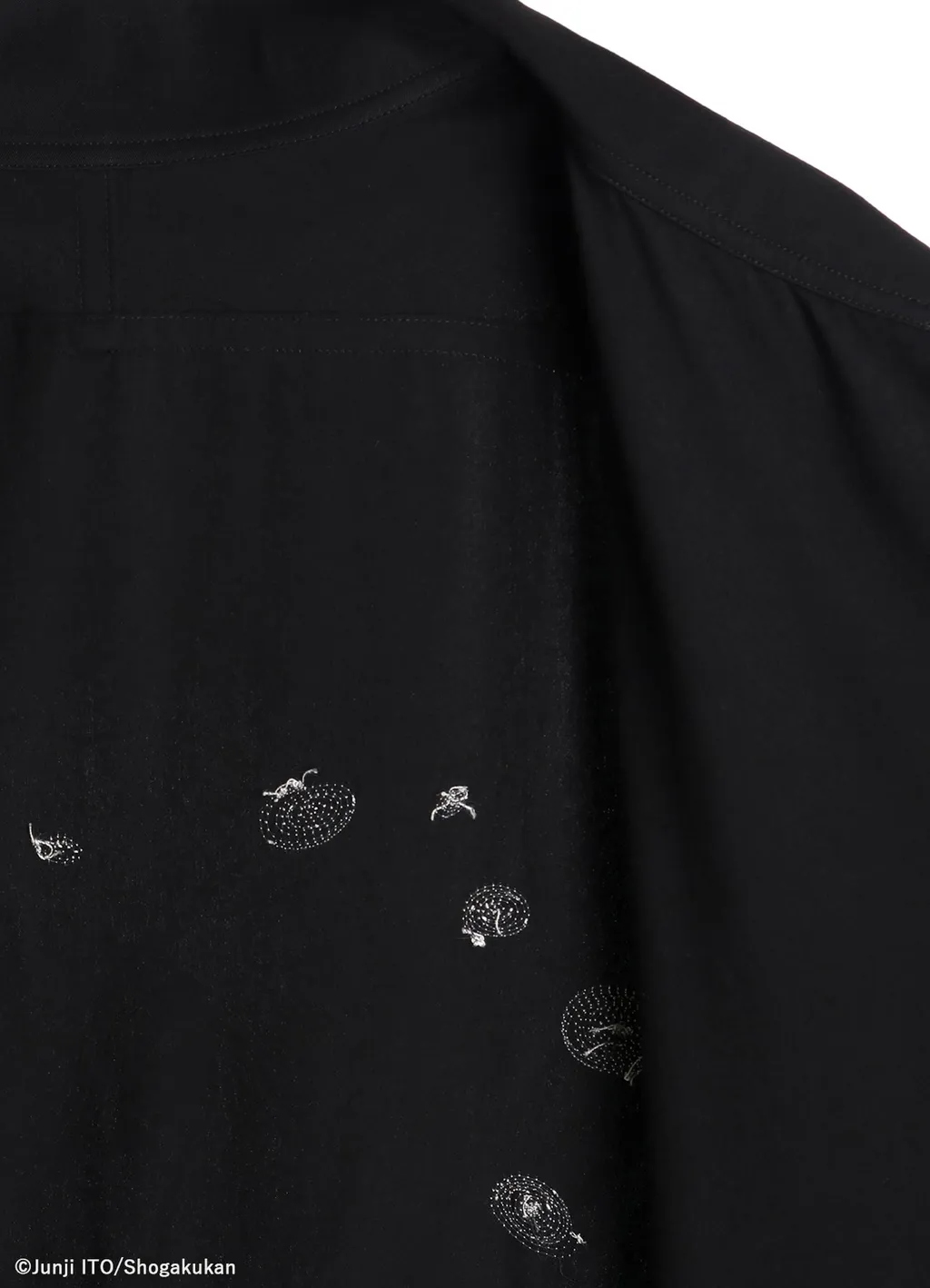 S'yte × Junji Ito -Uzumaki- Kirie Wearing Yohji Yamamoto Drape Coat