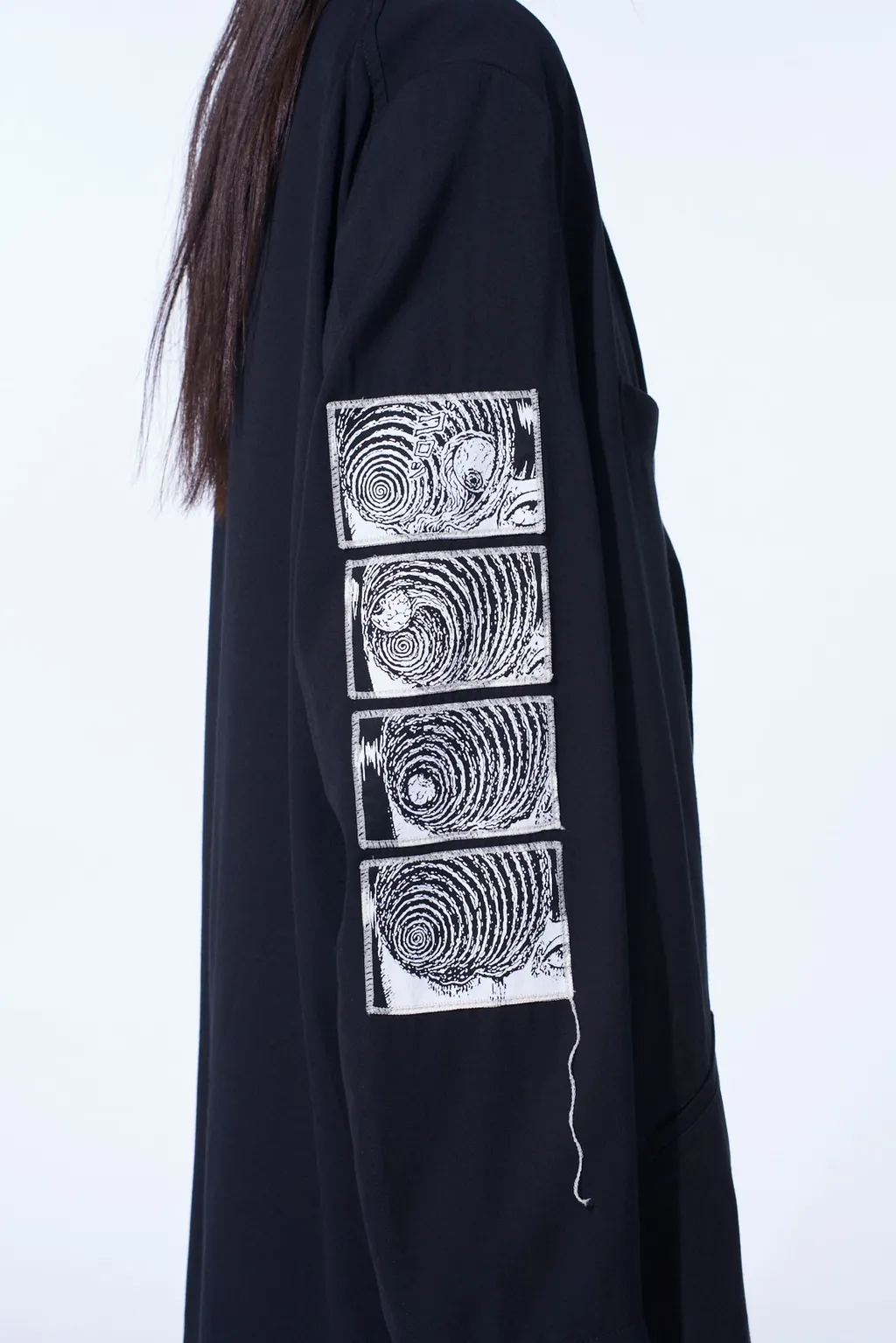 S'yte × Junji Ito -Uzumaki- Azami Wearing Yohji Yamamoto Printed Jacket