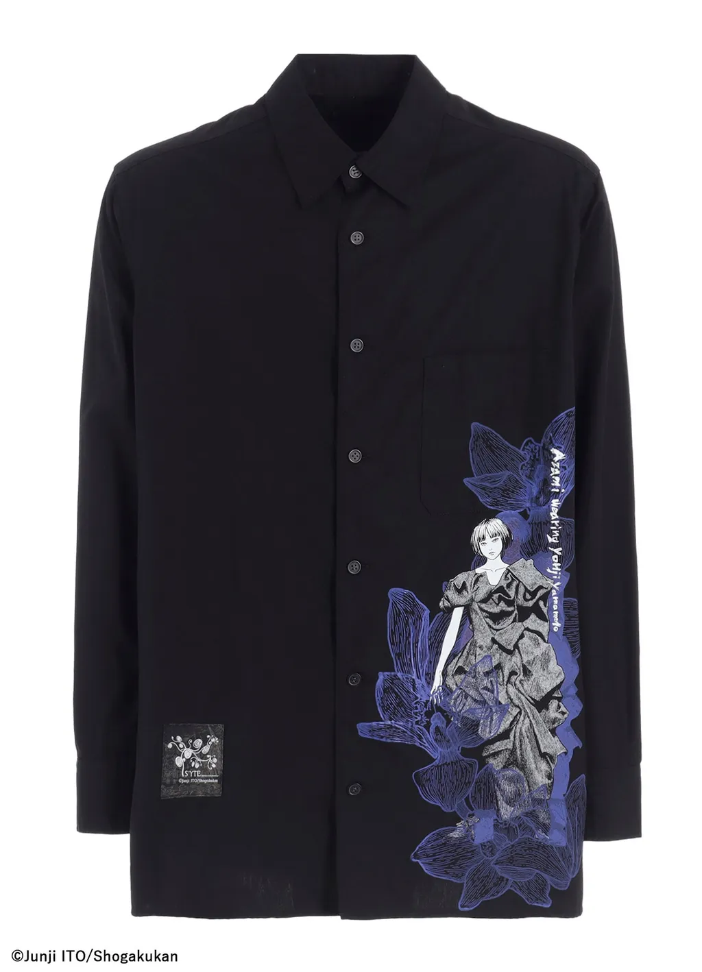 S'yte × Junji Ito -Uzumaki- Azami Wearing Yohji Yamamoto Printed Shirt